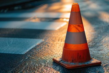 traffic cone in pakistan