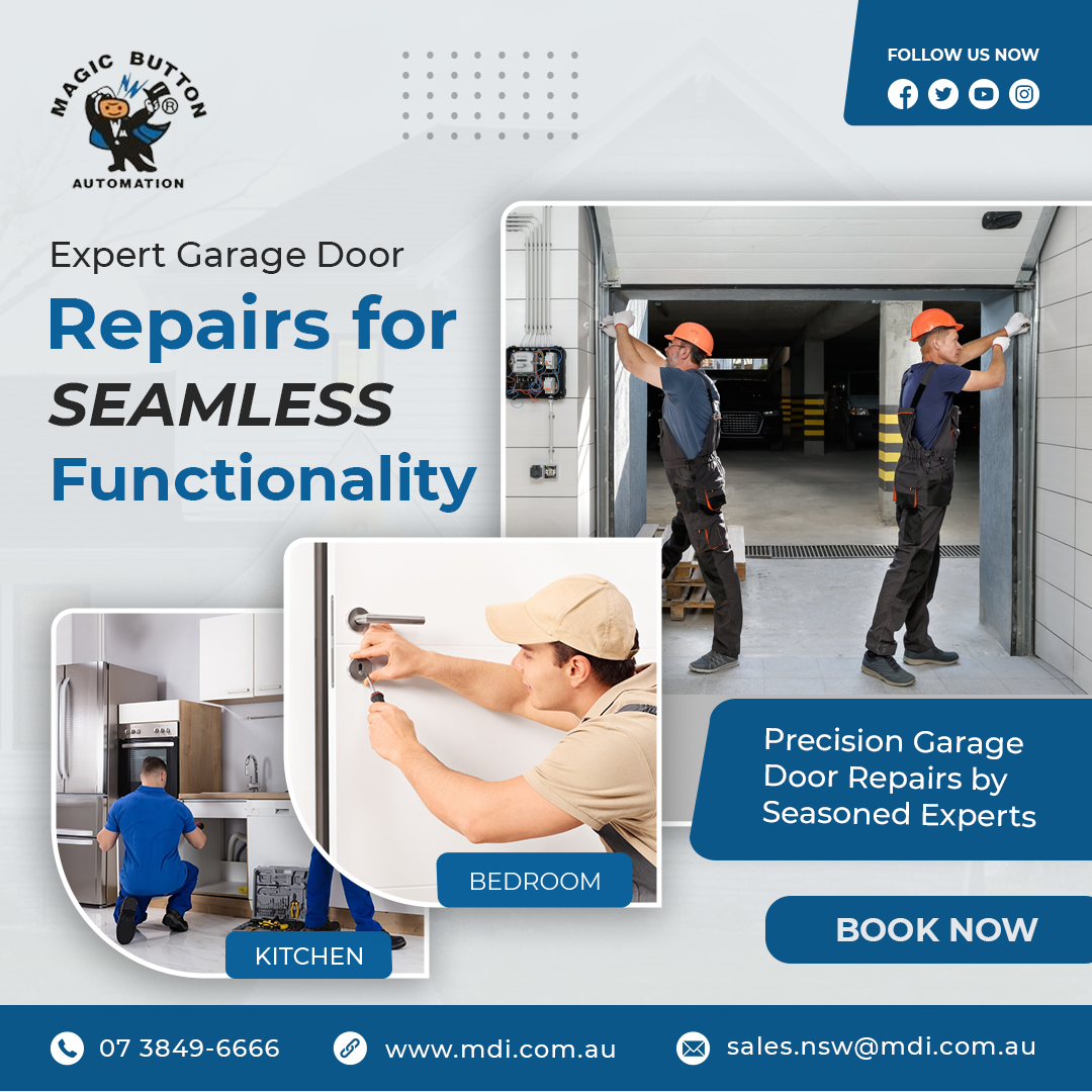 Garage door repairs Sydney