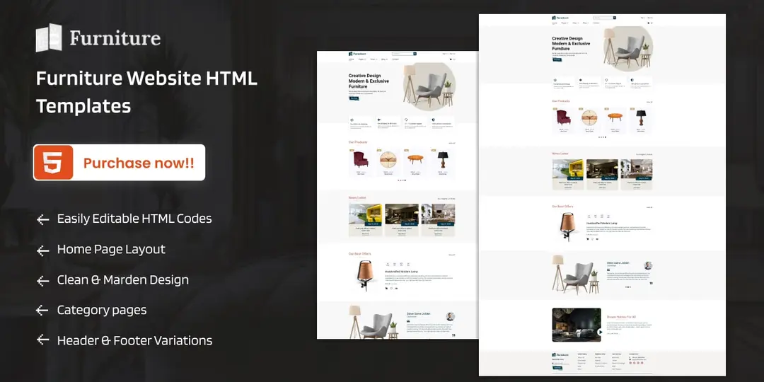 Top Elegant Contractor Website Templates by WebbyTemplate