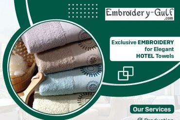 Logo towel embroidery for hotel