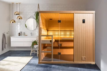 traditional dry sauna for home