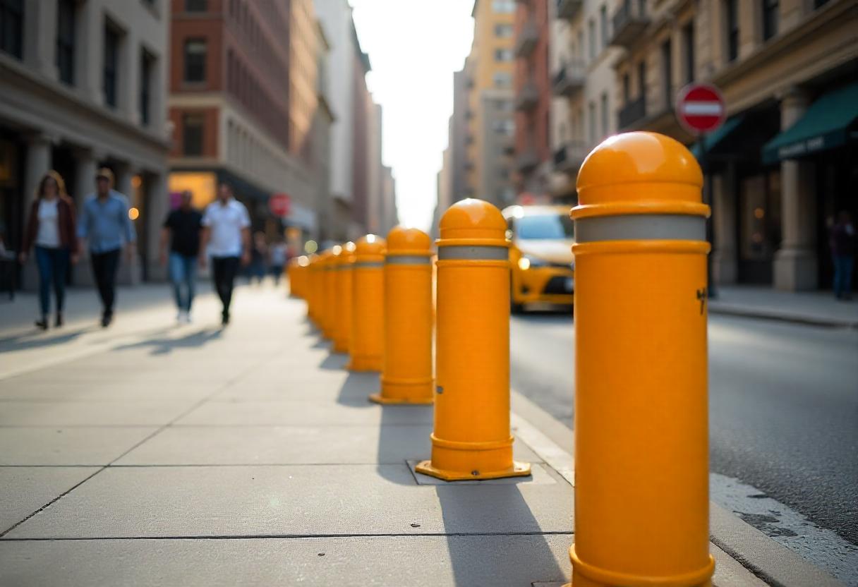 pipe bollards