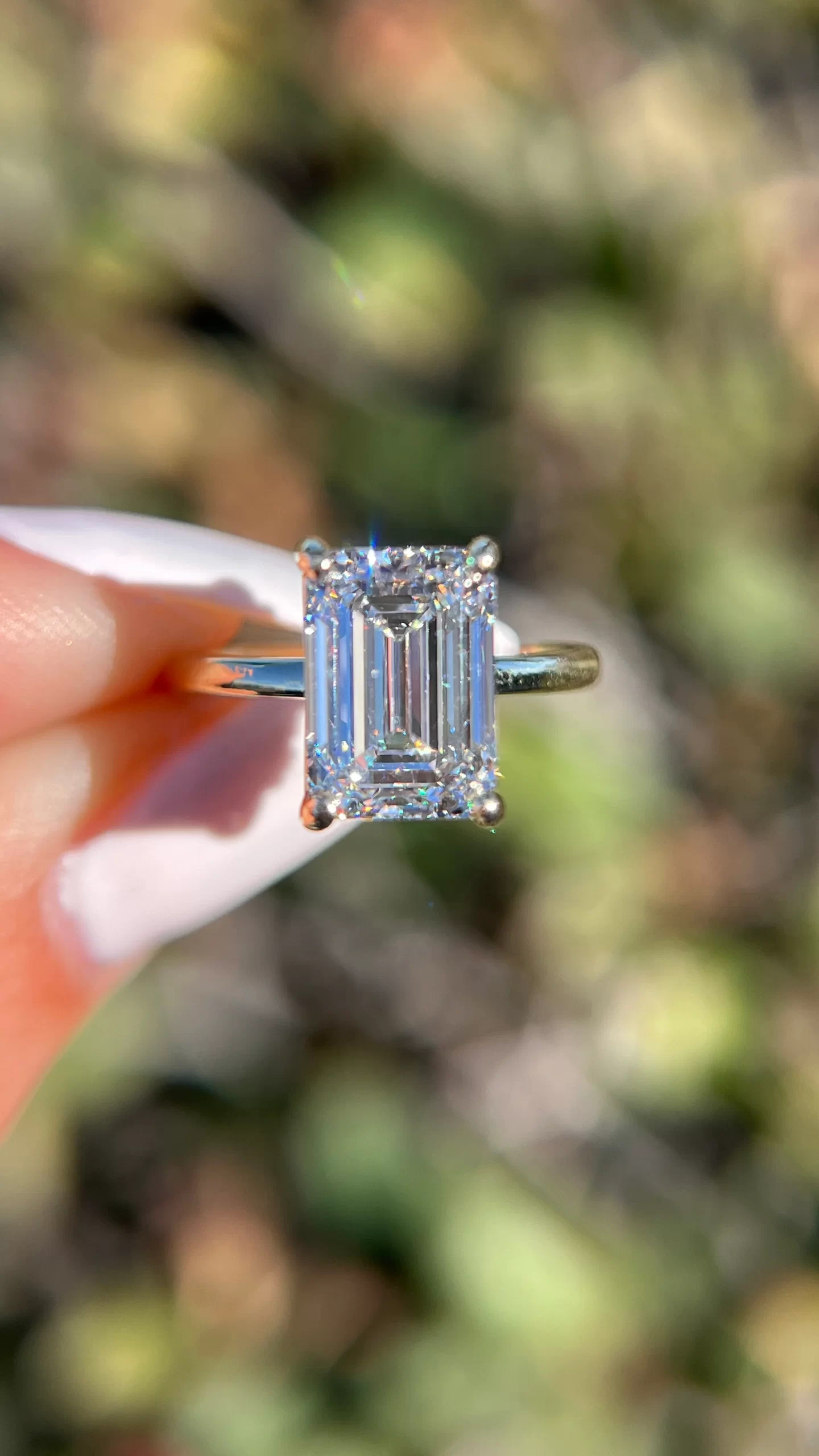 Emerald Cut Engagement Rings